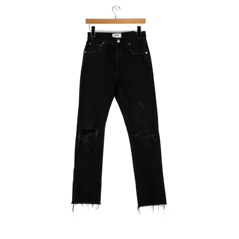 AGOLDE Mid-Rise Straight Leg Jeans Size: XS | US 24